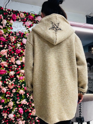 Manteau Étoile Léopard Camel 