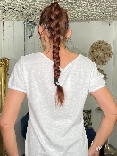 T-Shirt Blanc Coeur Doré 