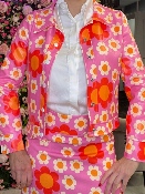 Blouson Vinyle Flower Rose