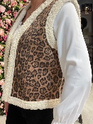 Gilet Moumoute Léopard
