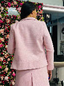 Blouson Tweed Rose Clair