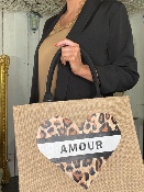 Sac Cabas Amour Léopard