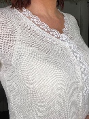 Cardigan Dentelle Ivoire