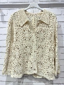 Cardigan Crochet Ficelle