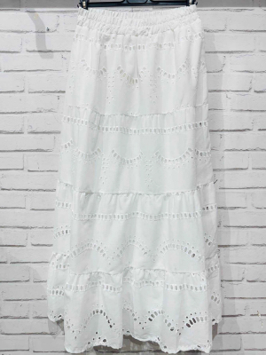 Jupe Blanche Broderie Anglaise