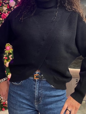 Pull Côtelé Croisé