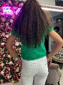 Haut Crochet Vert
