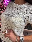 Haut Crochet Blanc
