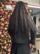 Blouson Tweed Noir 