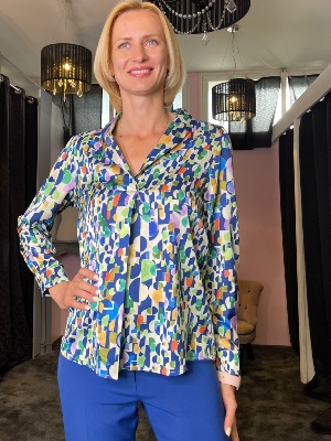 Blouse Eclipse Bleue